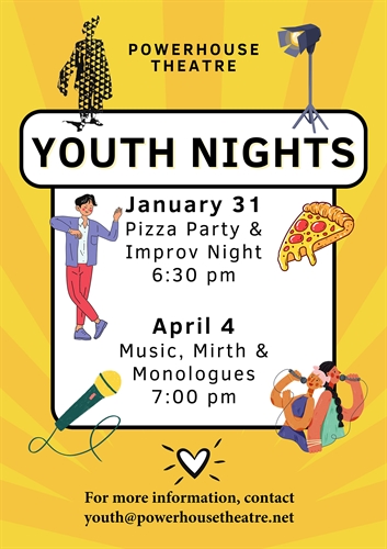 Youth Nights: Pizza Party & Improv Night