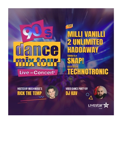 90s Dance Mix Tour