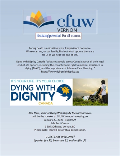 CFUW Vernon Monthly Speaker