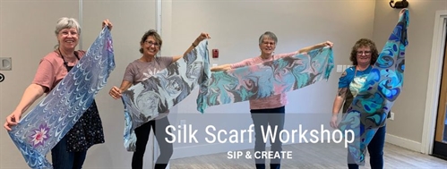 Silk Scarf Workshop, SIP & CREATE