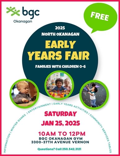 2025 North Okanagan Early Years Fair