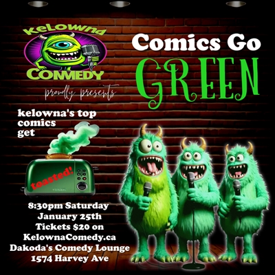 Comics Go Green at Dakoda’s Comedy Lounge