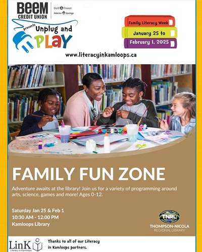 Unplug & Play – Family Literacy Week