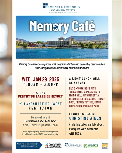 Memory Cafe In Penticton