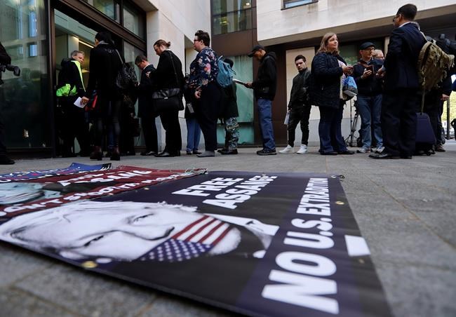 The Latest: WikiLeaks' Assange to fight extradition to US | iNFOnews.ca