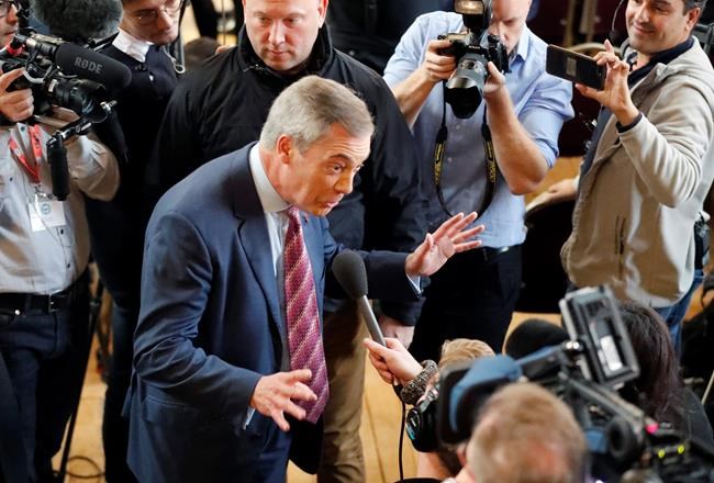 Brexit Party shifts tactics, won't challenge Tories in vote | iNFOnews.ca Brexit Party shifts tactics, won't challenge Tories in vote | iNFOnews.ca