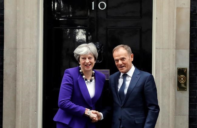 May and Tusk meet as UK and EU differ on Irish border, trade | iNFOnews.ca