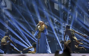 Austrian bearded drag queen shares Eurovision spotlight with Russia-Ukraine tensions | iNFOnews.ca CP28279095