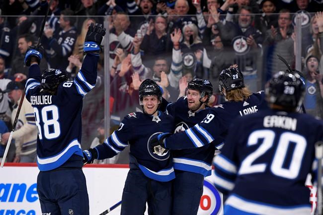 Nikolaj Ehlers' three-point night leads Jets over Coyotes into wild-card spot | iNFOnews.ca