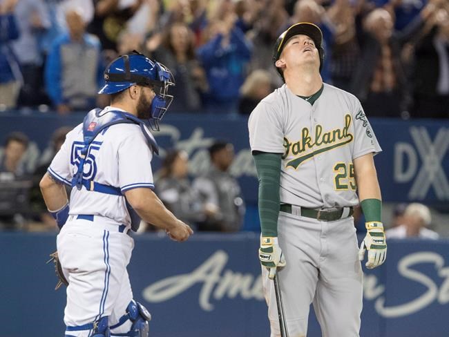 Liriano pitches five solid innings, Martin homers as Blue Jays top A's | iNFOnews.ca