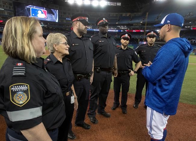 Blue Jays honour victims of Monday's deadly van attack | iNFOnews.ca