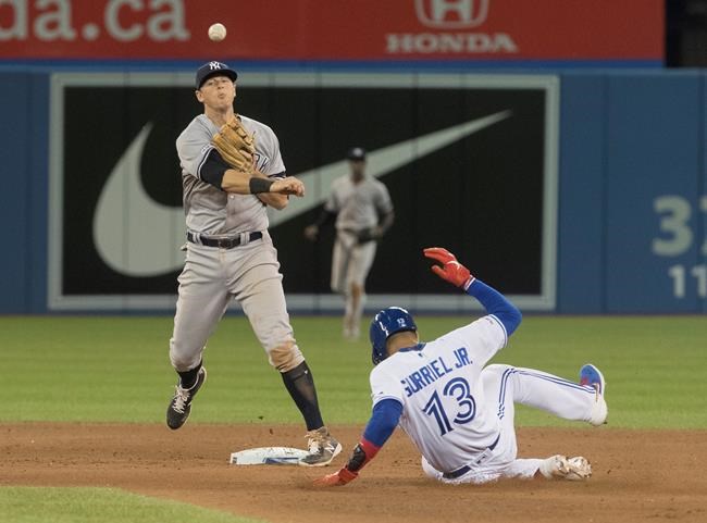 Hicks hits three-run homer as Yankees avoid sweep with 6-2 win over Blue Jays | iNFOnews.ca Hicks hits three-run homer as Yankees avoid sweep with 6-2 win over Blue Jays | iNFOnews.ca