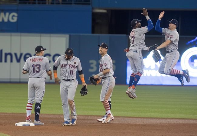 Bautista drives in run against former team, Mets top Blue Jays to split series | iNFOnews.ca Bautista drives in run against former team, Mets top Blue Jays to split series | iNFOnews.ca