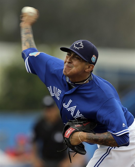 Phils' Velasquez named 5th starter, shuts out Jays in loss | iNFOnews.ca