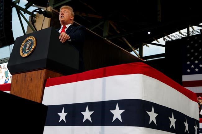 The Latest: Trump: Don't worry about US-China trade talks | iNFOnews.ca CP453561742