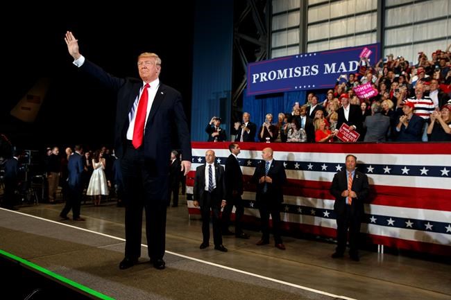 The Latest: Trump says Democrats have a 'wrecking ball' | iNFOnews.ca The Latest: Trump says Democrats have a 'wrecking ball' | iNFOnews.ca