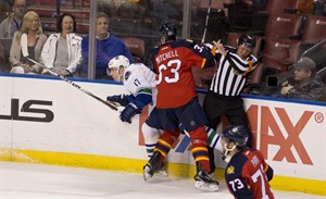 Vrbata and Horvat score, Miller stops 23 shots to lead Canucks to 2-1 win over Panthers | iNFOnews.ca CP31545664