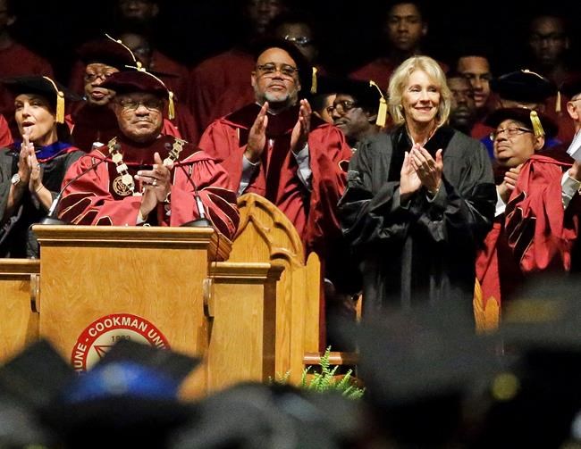 DeVos heckled at graduation for historically black college | iNFOnews.ca DeVos heckled at graduation for historically black college | iNFOnews.ca