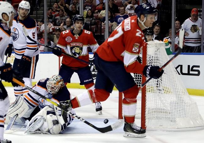 Luongo makes 26 saves as Panthers beat Oilers 4-1 | iNFOnews.ca