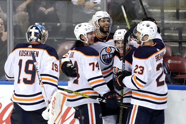 Larsson scores 1st goal in a year, Oilers beat Panthers 4-1 | iNFOnews.ca