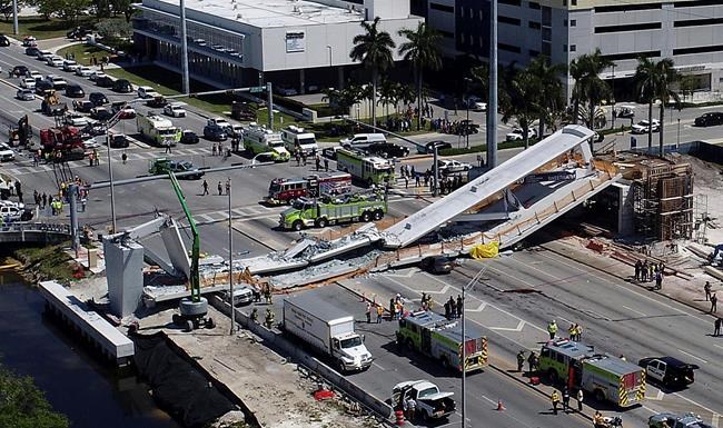NTSB: Firm tied to collapsed Miami bridge wasn't qualified | iNFOnews.ca