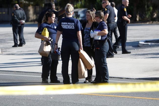 The Latest: Police: Man on video near shootings is suspect | iNFOnews.ca