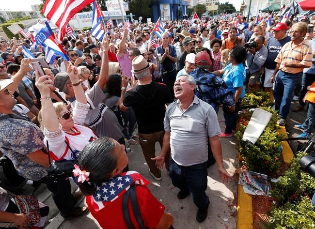 Miami Cuban celebration turns to reflection on Castro death | iNFOnews.ca Miami Cuban celebration turns to reflection on Castro death | iNFOnews.ca