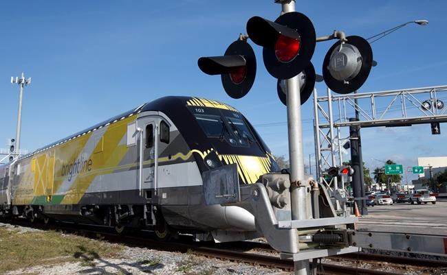Man hit by Florida's new high-speed train 4th death so far | iNFOnews.ca