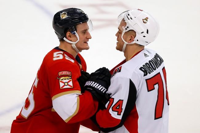 Acciari gets hat trick, Panthers beat Senators 6-1 | iNFOnews.ca
