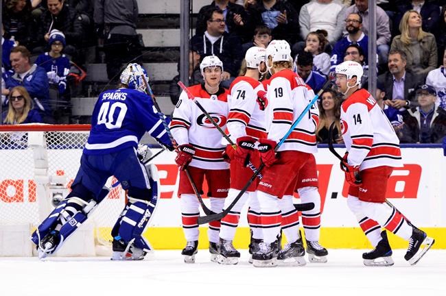 NHL Notebook: Carolina Hurricanes surging towards playoffs after slow start | iNFOnews.ca CP701120473