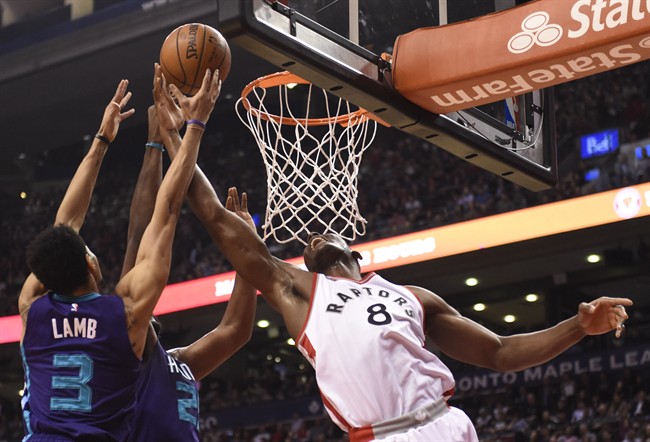 Raptors tie franchise record for home wins with 96-90 victory over Hornets | iNFOnews.ca CP36988576