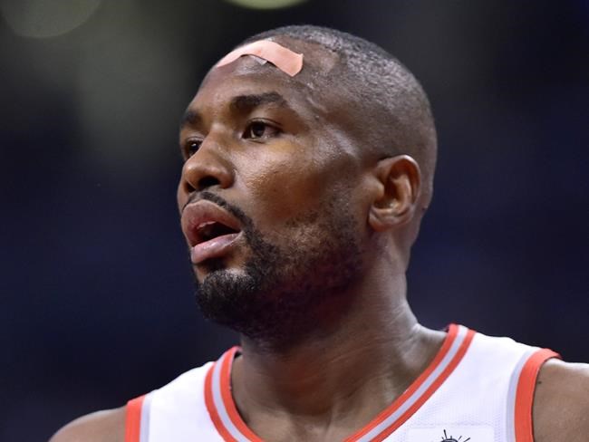 Ibaka needs repair work after taking inadvertent elbow from Raptors teammate | iNFOnews.ca Ibaka needs repair work after taking inadvertent elbow from Raptors teammate | iNFOnews.ca