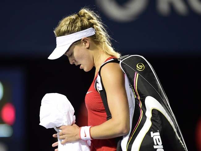 Bouchard loses first match at Rogers Cup again, but is upbeat about performance | iNFOnews.ca CP34162427