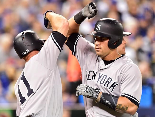 Gary Sanchez homers twice, Yankees rough up Marco Estrada in win over Blue Jays | iNFOnews.ca CP323534258