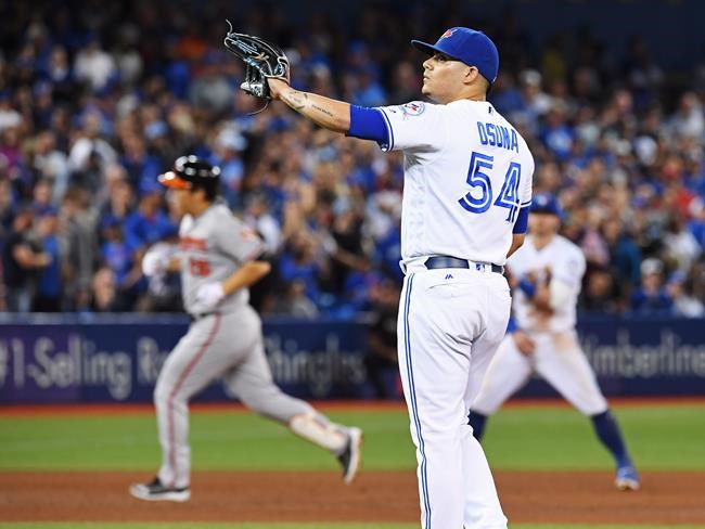 Osuna gives up two-run homer in ninth as Blue Jays drop 3-2 decision to Orioles | iNFOnews.ca Osuna gives up two-run homer in ninth as Blue Jays drop 3-2 decision to Orioles | iNFOnews.ca