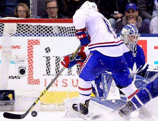 Shaw scores OT winner as Habs win 14th straight over Maple Leafs | iNFOnews.ca