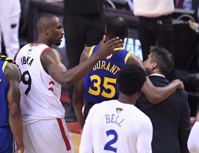 'Classless': Warriors react after fans cheer Durant's Achilles injury in Game 5 | iNFOnews.ca
