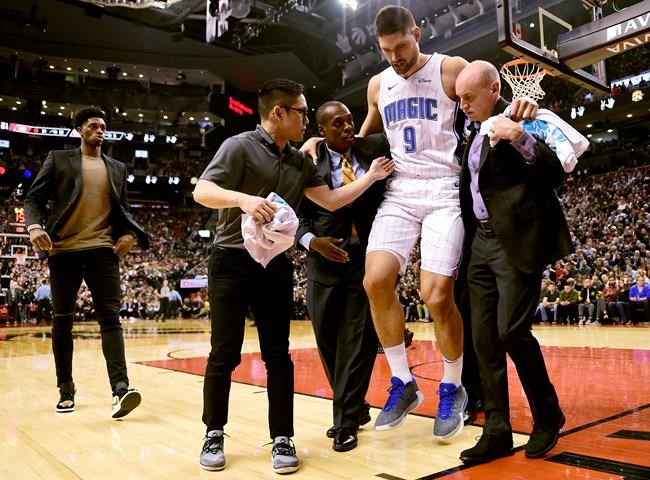 Orlando loses all-star centre Nikola Vucevic and Aaron Gordon to ankle sprains | iNFOnews.ca