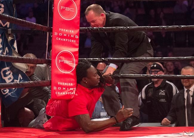 Security pounce on man attempting to crash Air Canada Centre boxing match | iNFOnews.ca