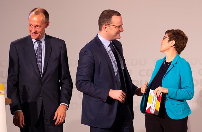 Contender to lead Merkel's party takes heat from rivals | iNFOnews.ca Contender to lead Merkel's party takes heat from rivals | iNFOnews.ca