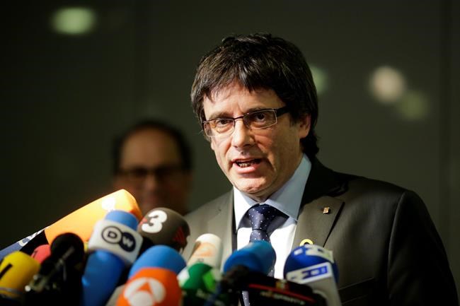 Catalan separatist Puigdemont to return to Belgium Saturday | iNFOnews.ca