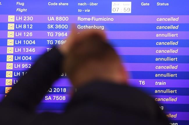 Pilot strike prompts Lufthansa to scrap 1,700 more flights | iNFOnews.ca
