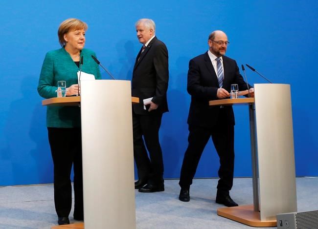 The Latest: Schulz: many policy aims included in German deal | iNFOnews.ca CP1836804342