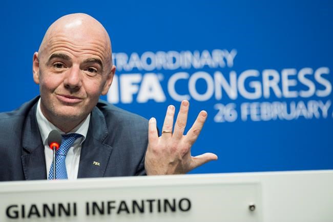FIFA ethics court drops investigation of President Infantino | iNFOnews.ca CP399805487