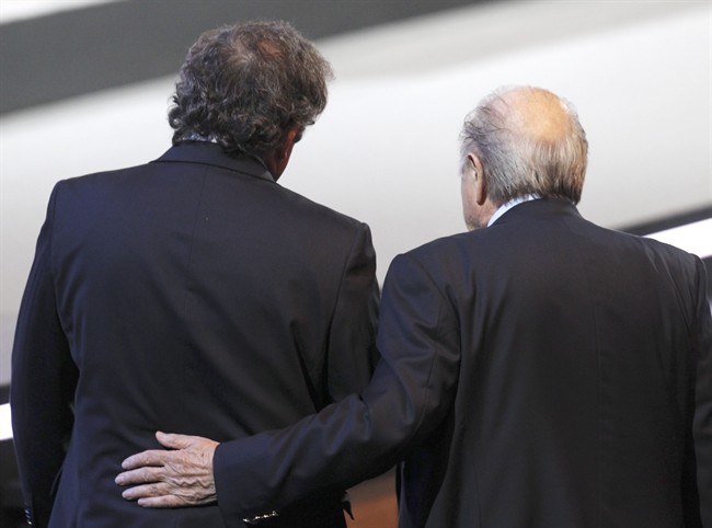 Contentious World Cup votes sparked probes which led to Blatter, Platini downfall | iNFOnews.ca CP35774769
