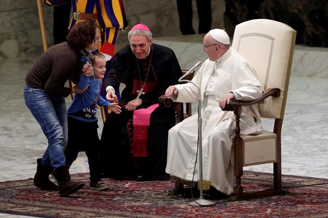 Pope charmed by 'undisciplined' disabled child | iNFOnews.ca