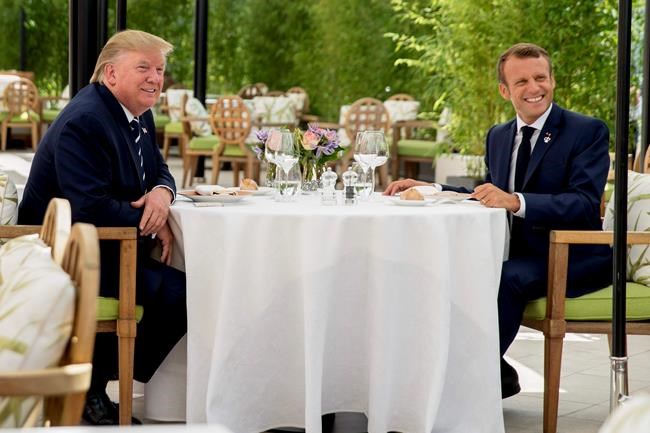 The Latest: Trump and Macron to hold news conference | iNFOnews.ca The Latest: Trump and Macron to hold news conference | iNFOnews.ca