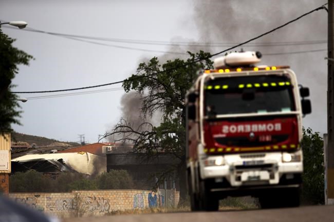 15 injured, people evacuated after factory fire in Spain | iNFOnews.ca