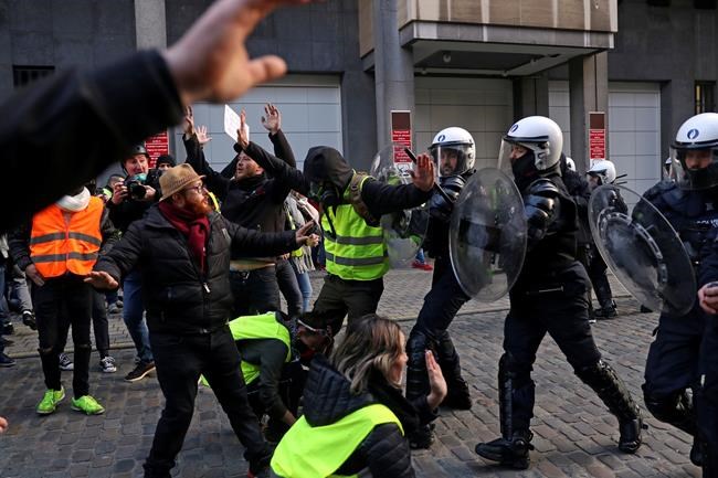 Belgian police, protesters clash in Brussels over high taxes | iNFOnews.ca