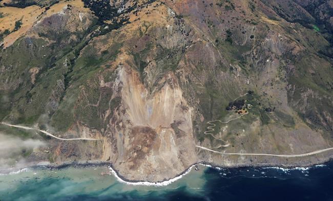 Massive Big Sur landslide could keep highway closed for year | iNFOnews.ca